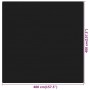 HDPE tent mat black 400x400 cm by vidaXL, Tent Accessories - Ref: Foro24-310791, Price: 44,00 €, Discount: %