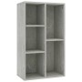 Gray plywood shelving/sideboard 50x25x80 cm by vidaXL, Bookcases and shelves - Ref: Foro24-800166, Price: 41,83 €, Discount: %