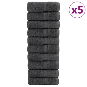 Handtücher 50 Stück 100% Baumwolle Anthrazitgrau 30x30 cm 600 g/m² von , Handtücher - Ref: Foro24-137151, Preis: 76,99 €, Rab...