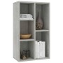 Gray plywood shelving/sideboard 50x25x80 cm by vidaXL, Bookcases and shelves - Ref: Foro24-800166, Price: 41,83 €, Discount: %