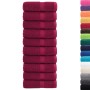 Guest towels 10 units 100% cotton burgundy 30x50 cm 600 gsm by , Towels - Ref: Foro24-137208, Price: 25,58 €, Discount: %