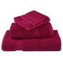 Bathroom towels 10 units 100% cotton burgundy 100x150 cm 600 gsm by , Towels - Ref: Foro24-137217, Price: 165,89 €, Discount: %