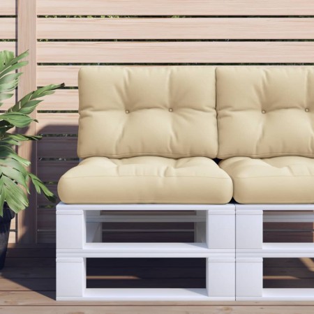 Kissen für Palettensofa aus beiger Stoff 50x40x12 cm von , Kissen für Stühle und Sofas - Ref: Foro24-360538, Preis: 24,05 €, ...