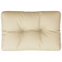 Cushion for pallet sofa in beige fabric 50x40x12 cm by , Cushions for chairs and sofas - Ref: Foro24-360538, Price: 24,05 €, ...