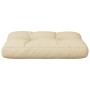 Cojín para sofá de palets de tela beige 50x40x12 cm de , Cojines para sillas y sofás - Ref: Foro24-360538, Precio: 24,05 €, D...