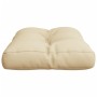 Cushion for pallet sofa in beige fabric 50x40x12 cm by , Cushions for chairs and sofas - Ref: Foro24-360538, Price: 24,05 €, ...