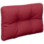 Cushion for pallet sofa, made of red wine fabric, 50x40x12 cm. by , Cushions for chairs and sofas - Ref: Foro24-360544, Price...