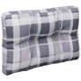 Cushion for pallet sofa, gray checkered fabric, 60x40x12 cm by , Cushions for chairs and sofas - Ref: Foro24-360571, Price: 1...