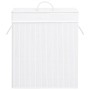 White Single Section Bamboo Laundry Basket 83 L by vidaXL, Laundry baskets - Ref: Foro24-320752, Price: 40,58 €, Discount: %