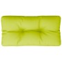 Cojín para palets de tela verde 70x40x12 cm de , Cojines para sillas y sofás - Ref: Foro24-360590, Precio: 23,81 €, Descuento: %