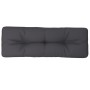 Cushion for anthracite gray fabric pallet sofa 120x40x12 cm by , Cushions for chairs and sofas - Ref: Foro24-360623, Price: 3...