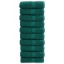 Towels 10 units 100% cotton green 30x30 cm 600 gsm by , Towels - Ref: Foro24-137325, Price: 20,92 €, Discount: %