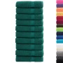 Hand towels 10 units 100% cotton green 50x100 cm 600 gsm by , Towels - Ref: Foro24-137331, Price: 61,38 €, Discount: %