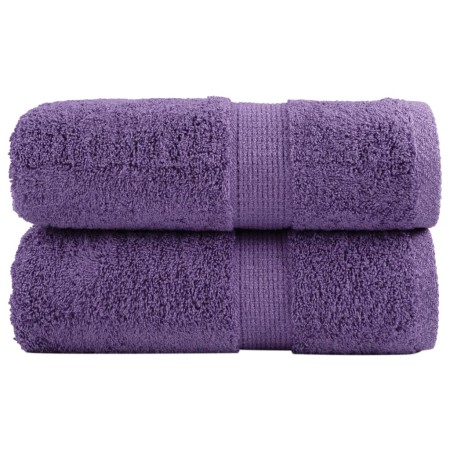 Guest towels 2 units 100% cotton purple 30x50 cm 600 gsm by , Towels - Ref: Foro24-137350, Price: 13,14 €, Discount: %