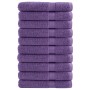 Premium towels 10 units 100% cotton purple 100x200 cm 600 gsm by , Towels - Ref: Foro24-137367, Price: 223,54 €, Discount: %