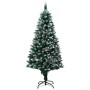 Künstlicher Weihnachtsbaum mit Tannenzapfen und weißem Schnee 150 cm von vidaXL, Weihnachtsbäume - Ref: Foro24-321015, Preis:...