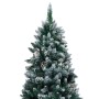 Künstlicher Weihnachtsbaum mit Tannenzapfen und weißem Schnee 150 cm von vidaXL, Weihnachtsbäume - Ref: Foro24-321015, Preis:...