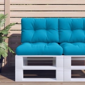 Cushions for pallets, 2 units, blue fabric by , Cushions for chairs and sofas - Ref: Foro24-360649, Price: 34,17 €, Discount: %