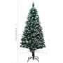 Künstlicher Weihnachtsbaum mit Tannenzapfen und weißem Schnee 150 cm von vidaXL, Weihnachtsbäume - Ref: Foro24-321015, Preis:...