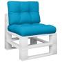 Palettenkissen, 2 Stück, blauer Stoff von , Kissen für Stühle und Sofas - Ref: Foro24-360649, Preis: 34,17 €, Rabatt: %