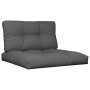 Cushions for pallets, 2 units, anthracite gray fabric. by , Cushions for chairs and sofas - Ref: Foro24-360689, Price: 55,53 ...