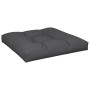 Cushions for pallets, 2 units, black fabric by , Cushions for chairs and sofas - Ref: Foro24-360696, Price: 54,99 €, Discount: %