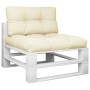 Kissen für Palettensofa, 2 Stück, cremefarbener Stoff. von , Kissen für Stühle und Sofas - Ref: Foro24-360713, Preis: 63,45 €...