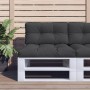 Cushions for pallets, 2 units, black fabric by , Cushions for chairs and sofas - Ref: Foro24-360718, Price: 51,40 €, Discount: %