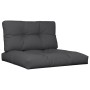 Palettenkissen, 2 Stück, schwarzer Stoff von , Kissen für Stühle und Sofas - Ref: Foro24-360718, Preis: 51,40 €, Rabatt: %