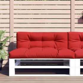 Cushions for pallets, 2 units, red fabric. by , Cushions for chairs and sofas - Ref: Foro24-360739, Price: 76,08 €, Discount: %