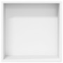 Shower niche in matte white stainless steel 32x32x9 cm by , Shower walls and screens - Ref: Foro24-4005127, Price: 58,46 €, D...