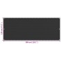 Toldo para balcón HDPE gris antracita 120x300 cm de vidaXL, Sombrillas - Ref: Foro24-310844, Precio: 13,43 €, Descuento: %