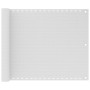 Toldo para balcón HDPE blanco 75x500 cm de vidaXL, Sombrillas - Ref: Foro24-310862, Precio: 14,75 €, Descuento: %