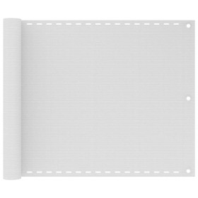 Toldo para balcón HDPE blanco 75x500 cm de vidaXL, Sombrillas - Ref: Foro24-310862, Precio: 14,99 €, Descuento: %