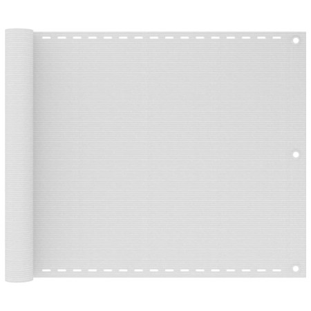 Toldo para balcón HDPE blanco 75x500 cm de vidaXL, Sombrillas - Ref: Foro24-310862, Precio: 14,75 €, Descuento: %