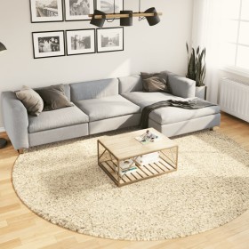 Modern long-haired furry rug PAMPLONA in gold Ø 280 cm by , Rugs - Ref: Foro24-375359, Price: 153,99 €, Discount: %