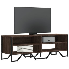 Mueble de TV madera de ingeniería marrón roble 122x34x41 cm de , Muebles TV - Ref: Foro24-848573, Precio: 87,75 €, Descuento: %