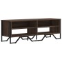 Engineered wood TV stand in brown oak, 122x34x41 cm by , TV Furniture - Ref: Foro24-848573, Price: 76,75 €, Discount: %