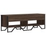 Engineered wood TV stand in brown oak, 122x34x41 cm by , TV Furniture - Ref: Foro24-848573, Price: 76,75 €, Discount: %