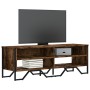 Mueble de TV madera de ingeniería roble ahumado 122x34x41 cm de , Muebles TV - Ref: Foro24-848571, Precio: 85,99 €, Descuento: %