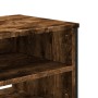 Engineered wood TV stand in smoked oak, 122x34x41 cm by , TV Furniture - Ref: Foro24-848571, Price: 85,27 €, Discount: %