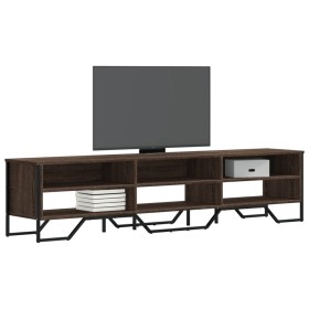 TV stand made of engineered wood in brown oak, 180x34x41 cm by , TV Furniture - Ref: Foro24-848578, Price: 116,60 €, Discount: %