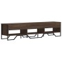 TV stand made of engineered wood in brown oak, 180x34x41 cm by , TV Furniture - Ref: Foro24-848578, Price: 101,95 €, Discount: %