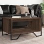 Engineered wood brown oak coffee table 75x51x40 cm by , Coffee table - Ref: Foro24-848488, Price: 54,99 €, Discount: %