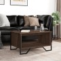 Engineered wood brown oak coffee table 75x51x40 cm by , Coffee table - Ref: Foro24-848488, Price: 54,99 €, Discount: %