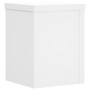 Plant stands 2 units engineered wood white 10x10x18 cm by , Pot stands - Ref: Foro24-852888, Price: 27,23 €, Discount: %