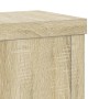 Plant stands 2 units oak wood Sonoma 10x10x18 cm by , Pot stands - Ref: Foro24-852881, Price: 21,14 €, Discount: %