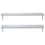 Wandregale 2 Stück Edelstahl silber 100x23,5 cm von , Regale und Regale - Ref: Foro24-3214504, Preis: 65,82 €, Rabatt: %