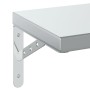 Wall shelves 2 units stainless steel silver 50x23.5 cm by , Shelves and shelves - Ref: Foro24-3214510, Price: 47,99 €, Discou...