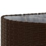 Gartensofagarnitur 9-teilig mit braunen Kissen aus synthetischem Rattan. von , Gartensets - Ref: Foro24-3308430, Preis: 759,4...